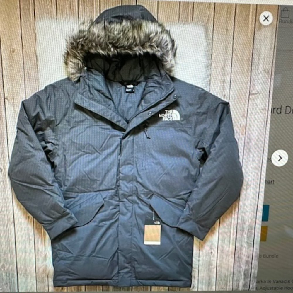 North Face Mens Bedford Down Parka - New - Medium - Picture 1 of 3